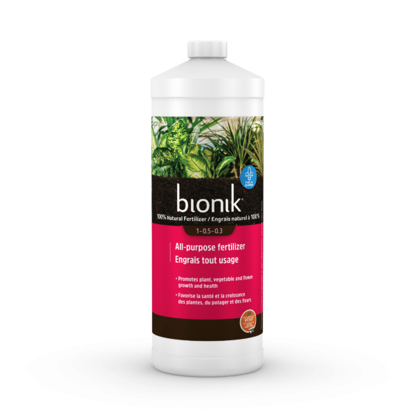 BIONIK / Engrais Tout-Usage 1-0.5-0.5 / Engrais Liquide 500 ml - Pépinière
