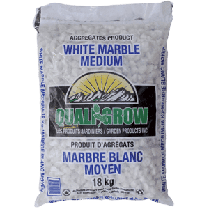 Fafard / Stone Bag 1″ White Marble 18 kg - Pépinière