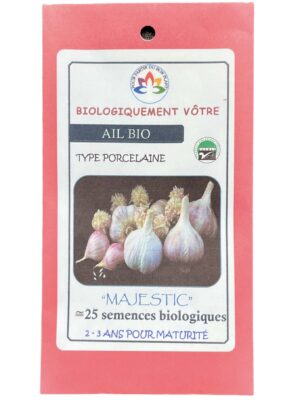 Ail Porcelaine ‘Majestic’ Bio - Pépinière