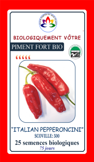 Piment Fort ‘Pepperoncini’ Bio - Pépinière