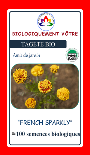 Tagète ‘French Sparkly’ Bio - Pépinière
