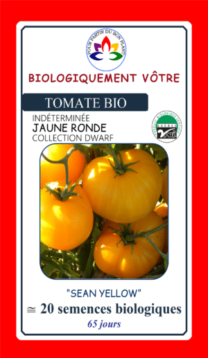Tomate Jaune ‘Sean’s Yellow’ Bio - Pépinière